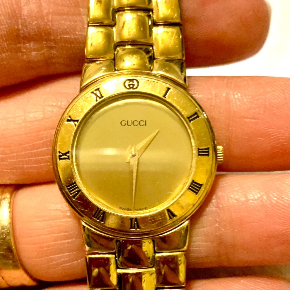 Authentic Women’s Gold Gucci Watch